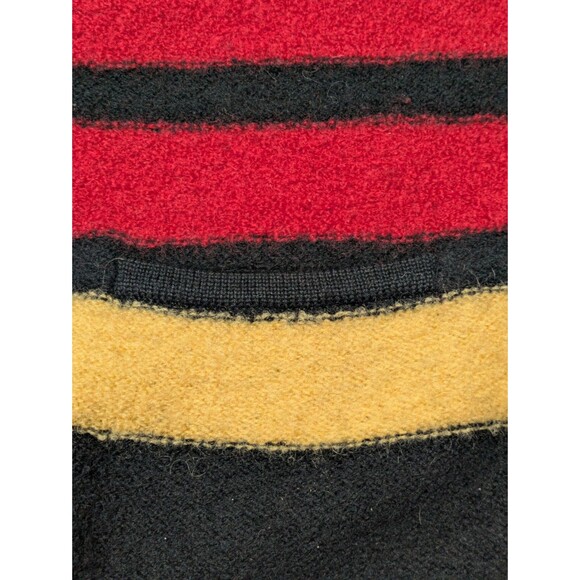 Vintage Lands End Full Zip Wool Striped Cardigan Sweater Womens Size 18 - Picture 5 of 12
